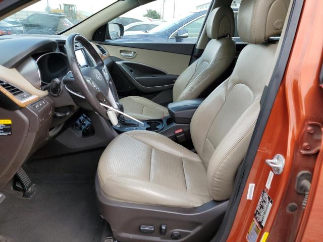 5XYZW4LA2FG244995 - 2015 HYUNDAI SANTA FE S ORANGE photo 7