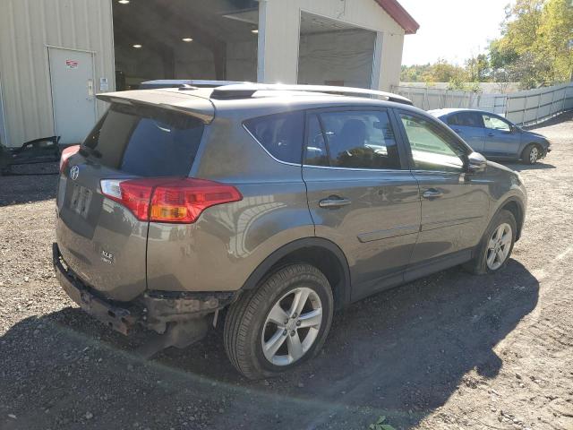 JTMRFREV4ED067327 - 2014 TOYOTA RAV4 XLE GRAY photo 3