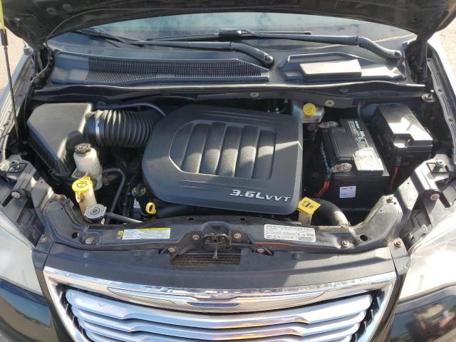 2C4RC1CG2DR509385 - 2013 CHRYSLER TOWN & COU TOURING L BLACK photo 12