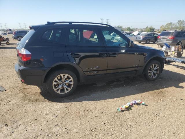 WBXPC9C43AWJ35659 - 2010 BMW X3 XDRIVE30I BLACK photo 3