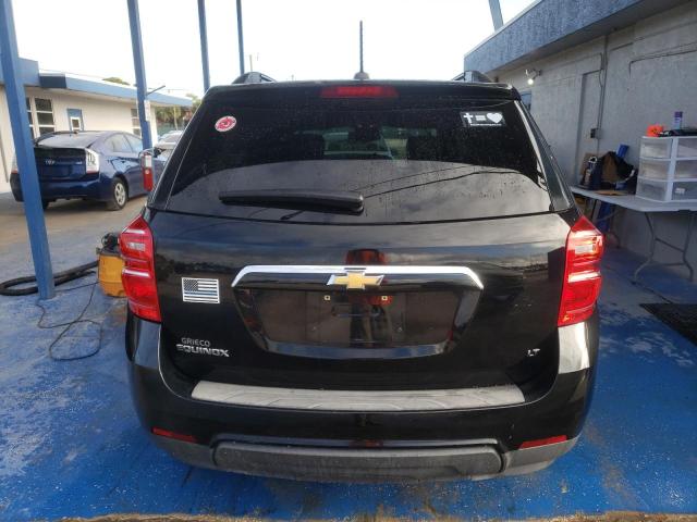 2GNALCEKXH6112452 - 2017 CHEVROLET EQUINOX LT BLACK photo 6