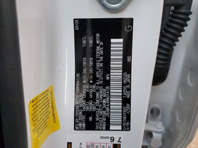 JTEABFAJ9RK014128 - 2024 TOYOTA LAND CRUIS BASE WHITE photo 14