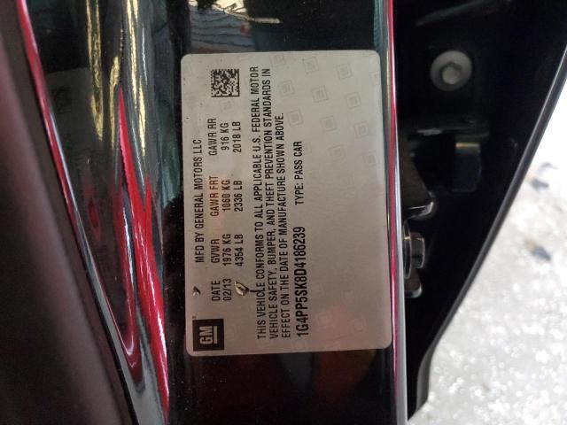 1G4PP5SK8D4186239 - 2013 BUICK VERANO შავი ფოტო 13