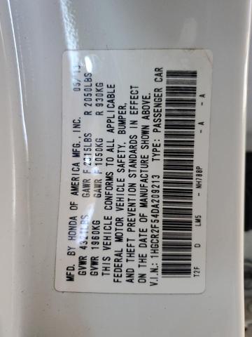 1HGCR2F54DA209213 - 2013 HONDA ACCORD SPORT WHITE photo 12