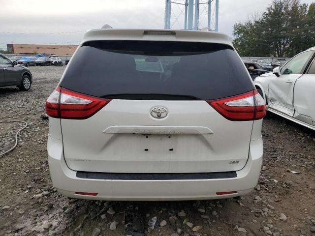 5TDYK3DC2FS677219 - 2015 TOYOTA SIENNA XLE WHITE photo 6