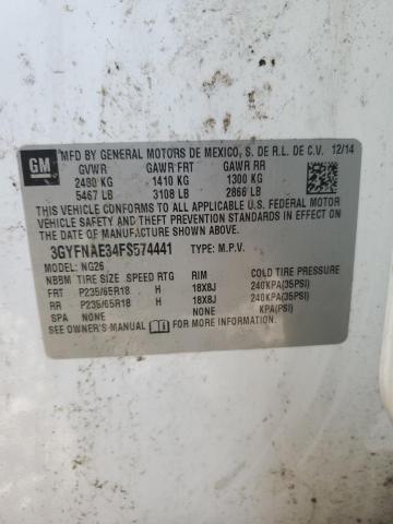 3GYFNAE34FS574441 - 2015 CADI SRX 白色 照片 12