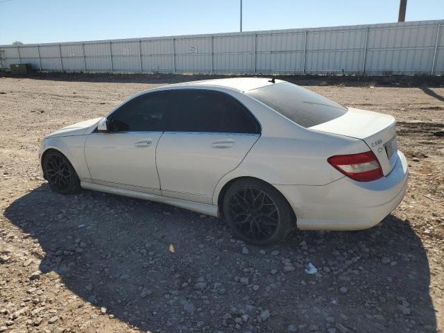 WDDGF81X59R053637 - 2009 MERCEDES-BENZ C 300 4MATIC WHITE photo 2
