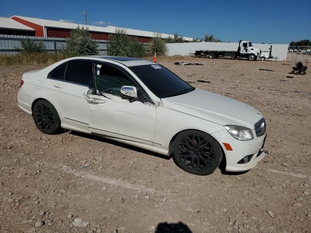 WDDGF81X59R053637 - 2009 MERCEDES-BENZ C 300 4MATIC WHITE photo 4