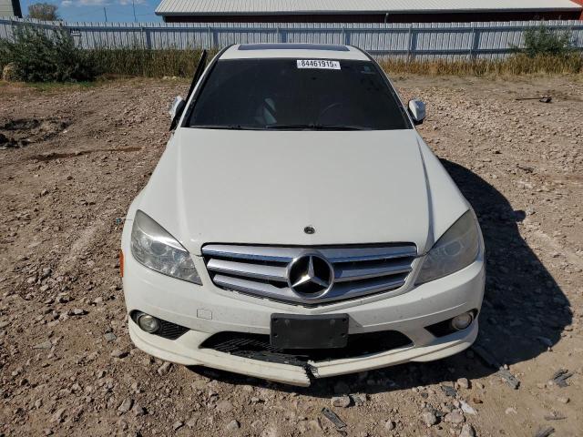 WDDGF81X59R053637 - 2009 MERCEDES-BENZ C 300 4MATIC WHITE photo 5