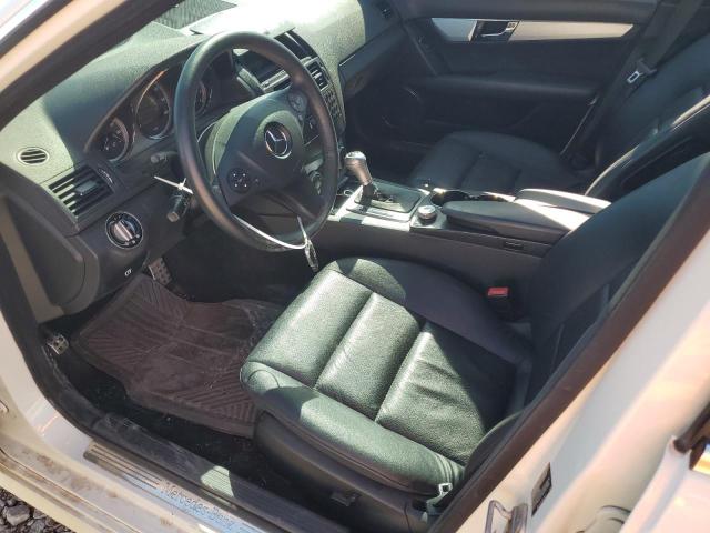 WDDGF81X59R053637 - 2009 MERCEDES-BENZ C 300 4MATIC WHITE photo 7