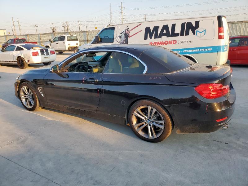 WBA3V7C54G5A27018 - 2016 BMW 428 I SULEV BLACK photo 2