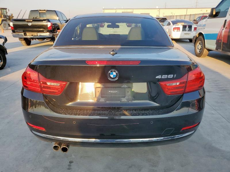 WBA3V7C54G5A27018 - 2016 BMW 428 I SULEV BLACK photo 6