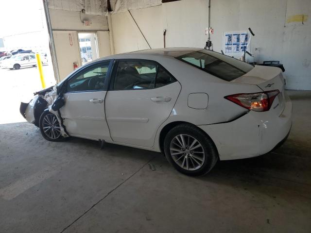 2T1BURHE8FC430276 - 2015 TOYOTA COROLLA L WHITE photo 2