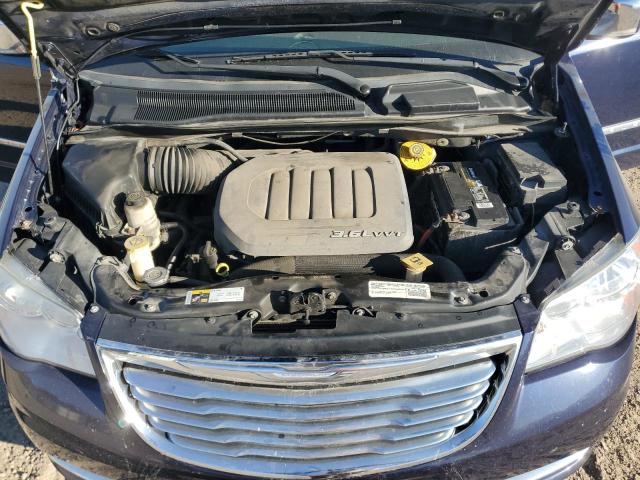 2C4RC1CG2FR646538 - 2015 CHRYSLER TOWN & COU TOURING L BLUE photo 12