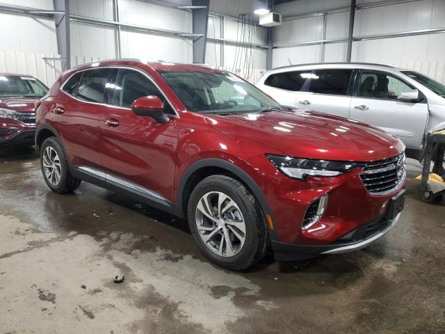 LRBFZPR41MD078783 - 2021 BUICK ENVISION ESSENCE წითელი ფოტო 4