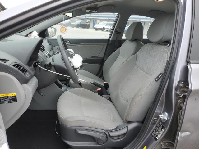 KMHCT4AE8EU725931 - 2014 HYUNDAI ACCENT GLS 灰色 照片 7