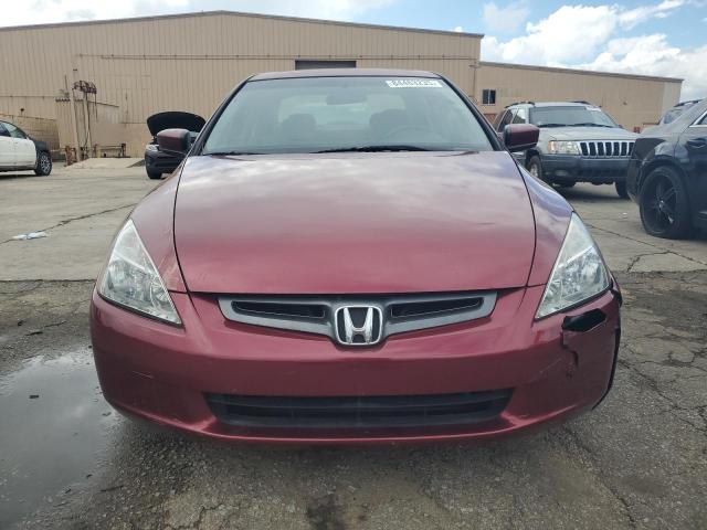 1HGCM56693A080618 - 2003 HONDA ACCORD EX მუქწითელი ფოტო 5