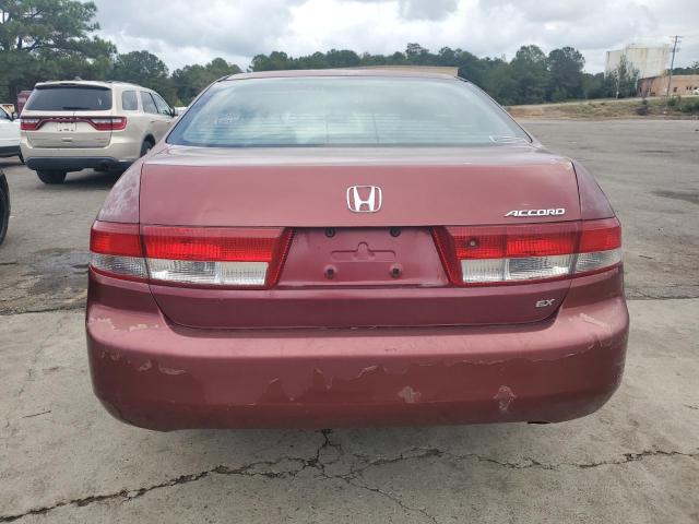 1HGCM56693A080618 - 2003 HONDA ACCORD EX მუქწითელი ფოტო 6