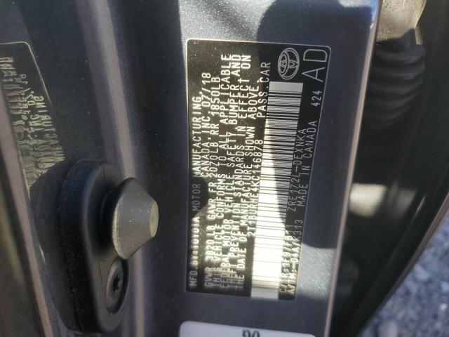 2T1BURHE4KC146878 - 2019 TOYOTA COROLLA L 灰色 照片 13