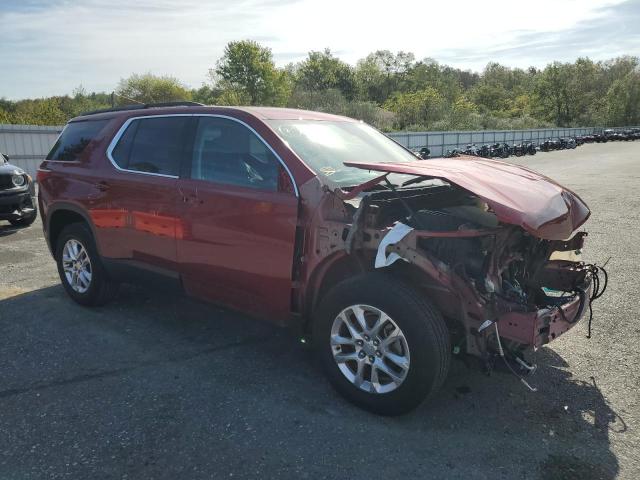 1GNERGKW7KJ239264 - 2019 CHEVROLET TRAVERSE LT Rojo foto 4