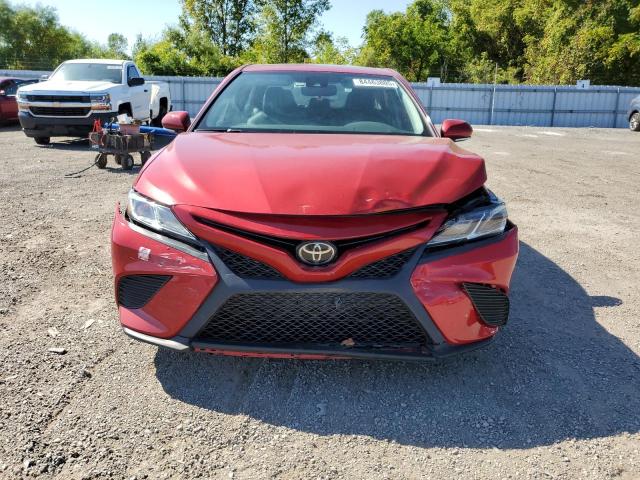4T1B11HK5KU242145 - 2019 TOYOTA CAMRY L RED photo 5