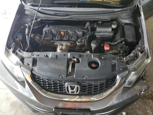 2HGFB2F59DH519537 - 2013 HONDA CIVIC LX GRAY photo 11