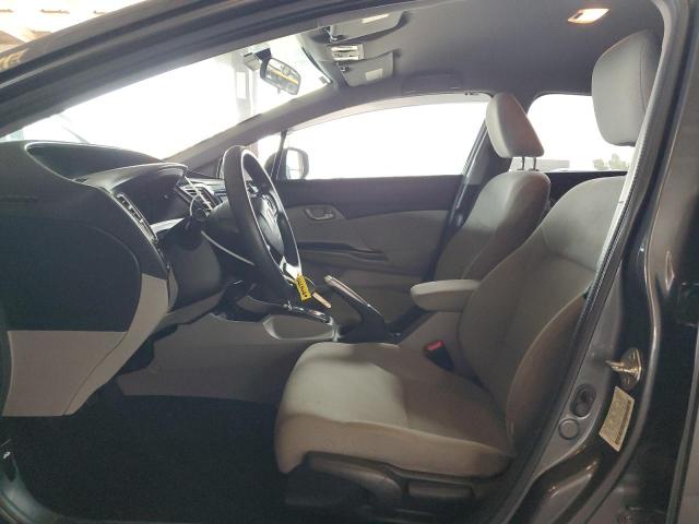 2HGFB2F59DH519537 - 2013 HONDA CIVIC LX GRAY photo 7