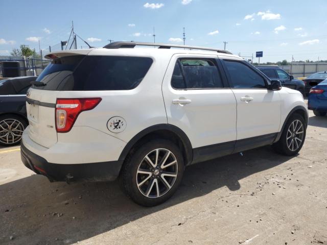 1FM5K8D82FGB58088 - 2015 FORD EXPLORER XLT WHITE photo 3