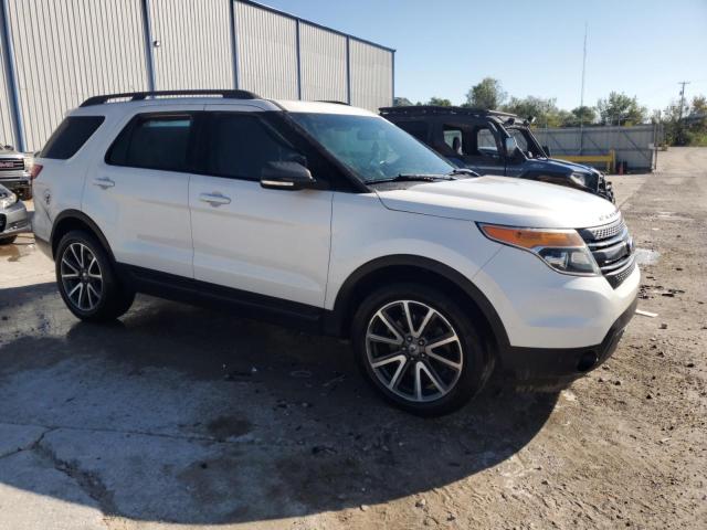 1FM5K8D82FGB58088 - 2015 FORD EXPLORER XLT WHITE photo 4