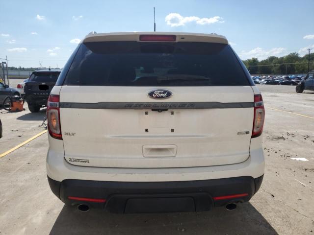 1FM5K8D82FGB58088 - 2015 FORD EXPLORER XLT WHITE photo 6