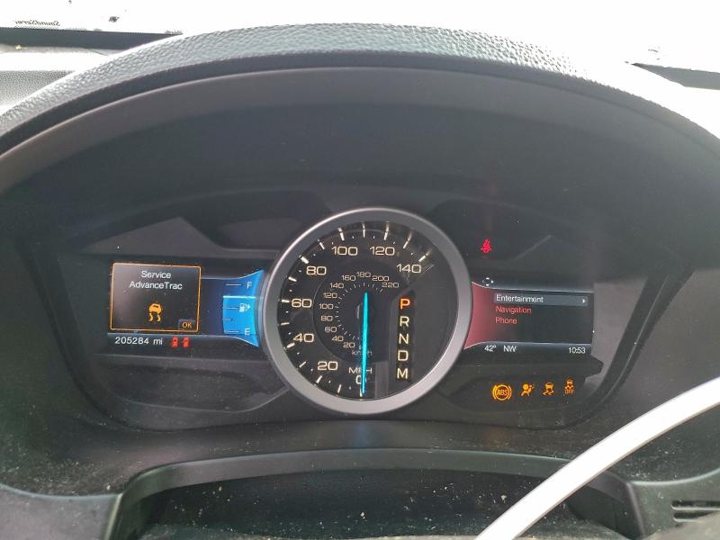 1FM5K8D82FGB58088 - 2015 FORD EXPLORER XLT WHITE photo 9