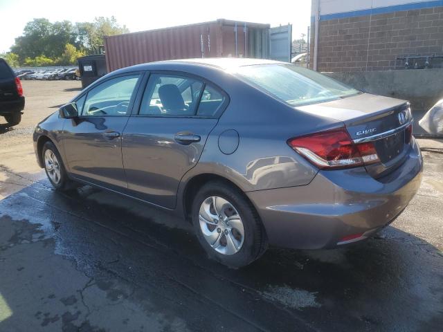 19XFB2F53FE233177 - 2015 HONDA CIVIC LX GRAY photo 2