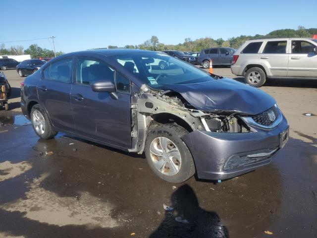 19XFB2F53FE233177 - 2015 HONDA CIVIC LX GRAY photo 4