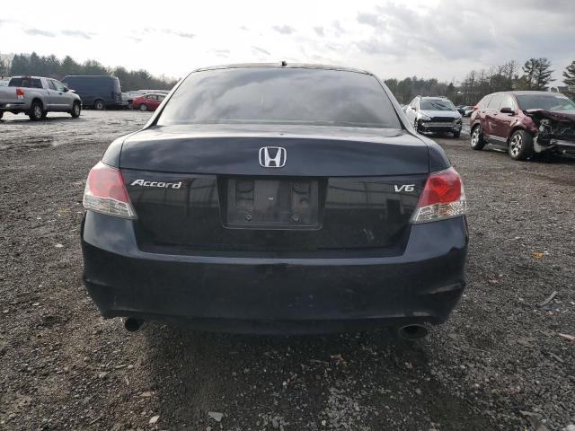 1HGCP36828A034889 - 2008 HONDA ACCORD EXL BLACK photo 6