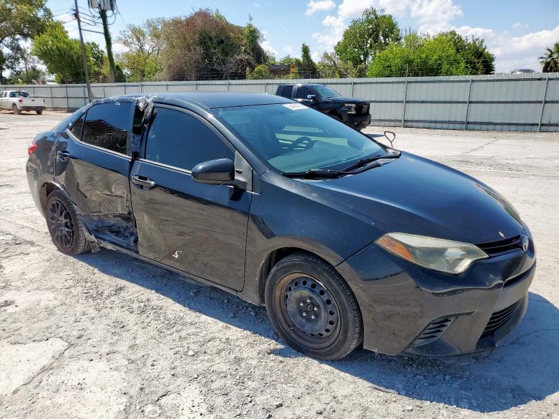 2T1BURHE5EC132735 - 2014 TOYOTA COROLLA L BLACK photo 4