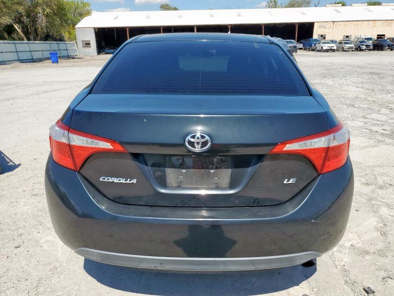 2T1BURHE5EC132735 - 2014 TOYOTA COROLLA L BLACK photo 6