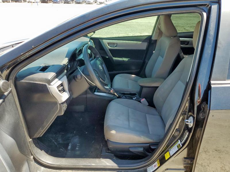 2T1BURHE5EC132735 - 2014 TOYOTA COROLLA L BLACK photo 7