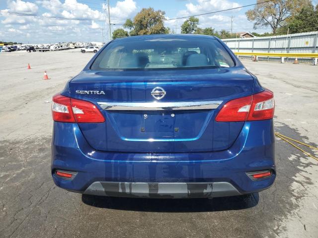 3N1AB7AP9JY345928 - 2018 NISSAN SENTRA S BLUE photo 6