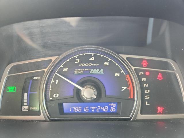 JHMFA36208S014027 - 2008 HONDA CIVIC HYBRID SILVER photo 9