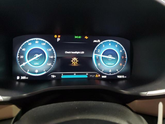 5NMS3DAJXMH346982 - 2021 HYUNDAI SANTA FE SEL أبيض صورة 9