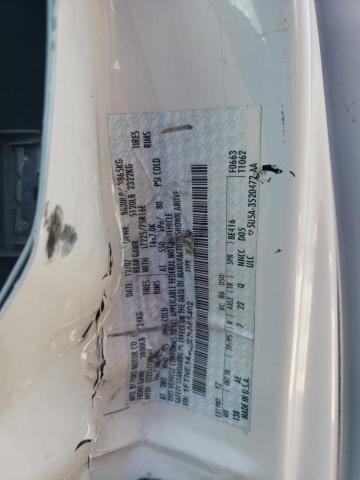 1FTNE14W28DA65402 - 2008 FORD ECONOLINE E150 VAN WHITE photo 12