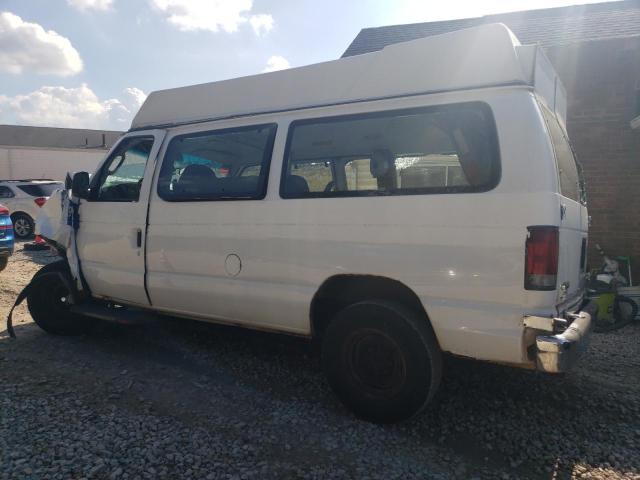 1FTNE14W28DA65402 - 2008 FORD ECONOLINE E150 VAN WHITE photo 2