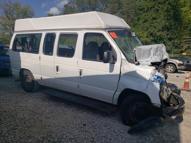 1FTNE14W28DA65402 - 2008 FORD ECONOLINE E150 VAN WHITE photo 4