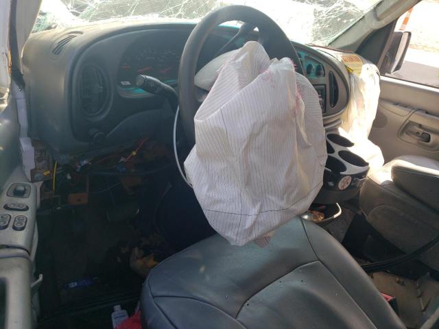 1FTNE14W28DA65402 - 2008 FORD ECONOLINE E150 VAN WHITE photo 8