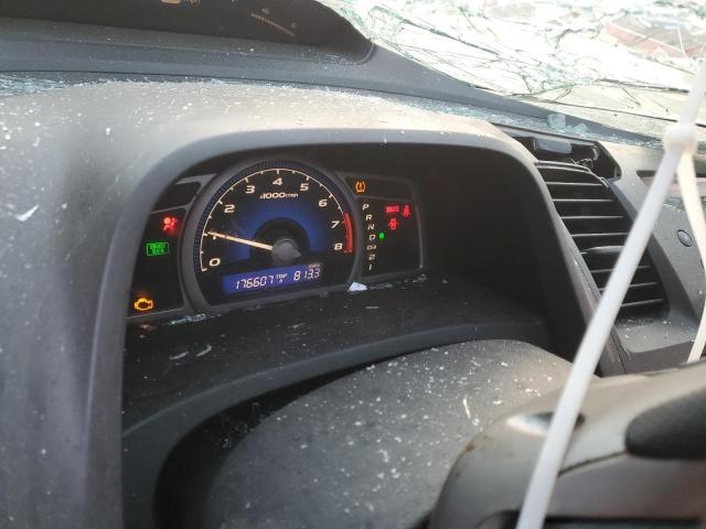 2HGFG128X8H550782 - 2008 HONDA CIVIC EX BLACK photo 9