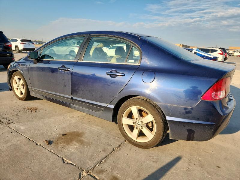 1HGFA16846L096198 - 2006 HONDA CIVIC EX BLUE photo 2