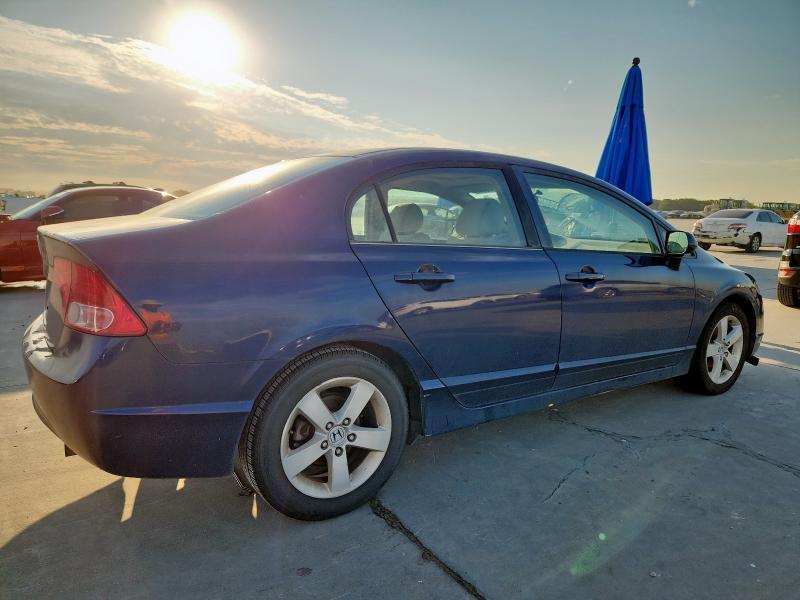 1HGFA16846L096198 - 2006 HONDA CIVIC EX BLUE photo 3