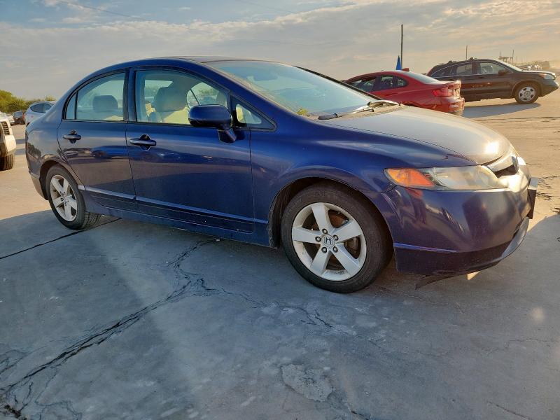1HGFA16846L096198 - 2006 HONDA CIVIC EX BLUE photo 4
