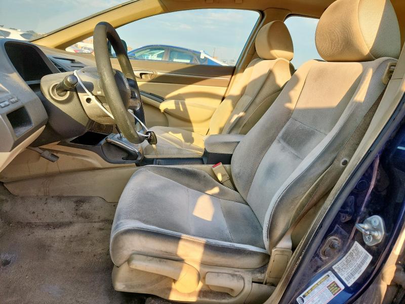 1HGFA16846L096198 - 2006 HONDA CIVIC EX BLUE photo 7