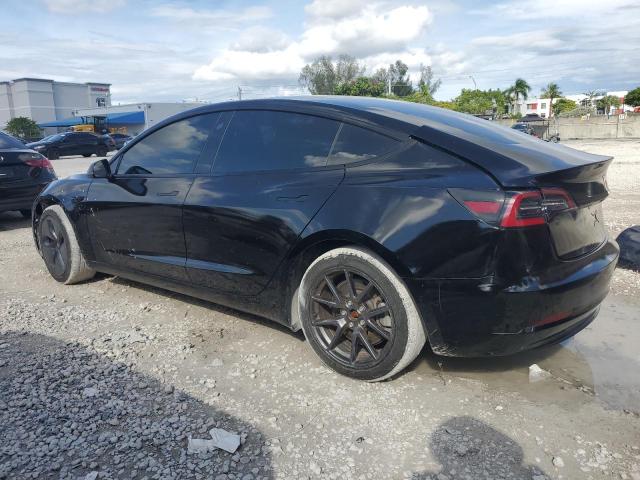 5YJ3E1EA8MF860015 - 2021 TESLA MODEL 3 BLACK photo 2